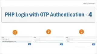 PHP Login System With Email Verification Using OTP Method. Part 4. with source code.