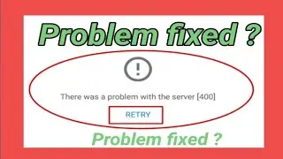 How To Fix YouTube there was a problem with the server [400] Error Problem Solved 2022 technicalzia