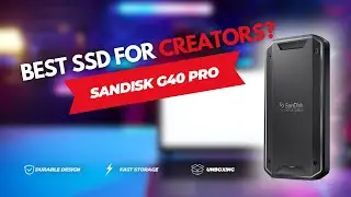 SanDisk G40 SSD Unboxing & Quick Speed Test for Photographers and Creators