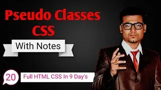 Pseudo Classes In CSS | Pseudo Classes | Mouse Hover Color Effect