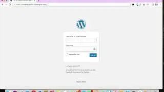 Logging In to WordPress