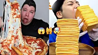 MUKBANGERS EATING WAY TOO MUCH CHEESE!🙀😱🤯
