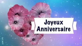 346 - Joyeux Anniversaire - Carte virtuelle festive