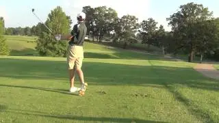 Ben Taylor hitting wedge