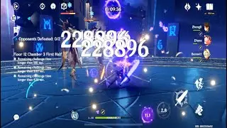 [Genshin Impact] - V1.5_ Abyss_12-3 full stars (no Venti)