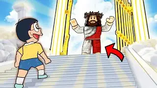 Nobita Climbing 1000 Stairs To HEAVEN !!