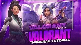 How to make VALORANT LIVE STREAM THUMBNAIL in Android ! | PS CC Tutorial - BG BEAST GFX