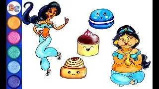 If Disney princesses would be fat. How to draw princess Jasmine