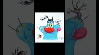 Огги и Кукарачи (тараканы). Oggy and the Cockroaches. #drawing #art #малюнок #рисунок #oggy #cartoon