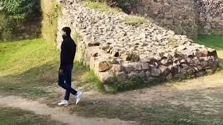 Enjoying at park