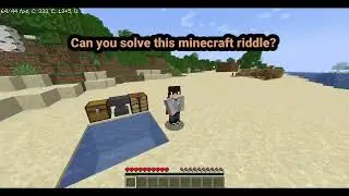 You cant solve this minecraft riddle