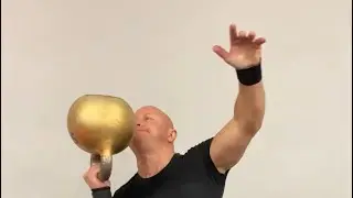 Жим гири 50 кг на дужке