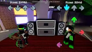 Me and creeperplays550 sucking at roblox fnf (Please read description)