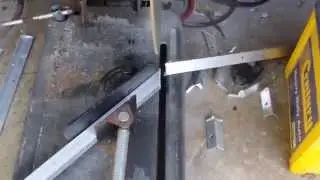 Doing Aluminium Mitres with a Cutoff Saw