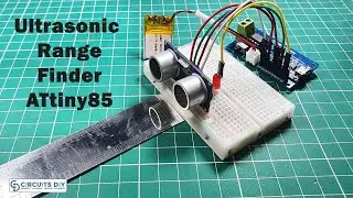 Ultrasonic Range Finder using ATtiny85 Microcontroller
