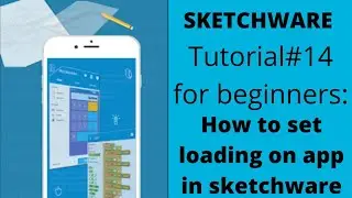 How to set loading on app in sketchware, tutorial#14