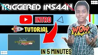 How To Make Intro Like Triggered Insaan | In Mobile | Just 5 Minutes |