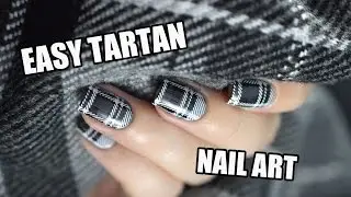 How To: Easy Tartan / Plaid Nail Art Tutorial || Marine Loves Polish