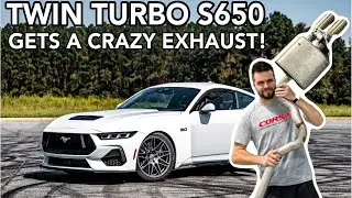 Worlds 1st Twin Turbo S650 Gets CRAZY Exhaust