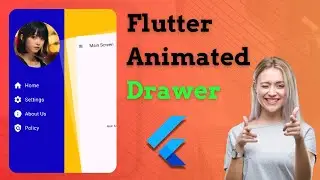 Animated Drawer in Flutter || How to create amazing Animated Drawer in #flutter