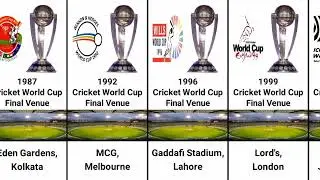 ICC Cricket World Cup final venue 1975 to 2023