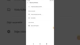 Google play kodu aldım:) 25TL
