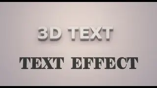 How to create 3D Text Effect Using Only HTML & CSS - CodeWithTanmay
