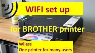 Setup wifi printing for brother DCP-T420w