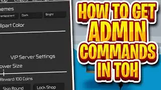 How to get TOWER OF HELL ADMIN COMMANDS | Roblox ToH settings update!