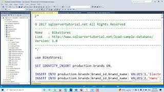 database tutorial for beginner using sql server | setup database and schema