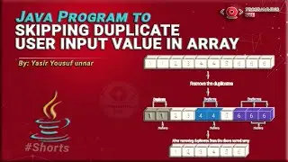 Java Program to Skipping Duplicate User Input Value in Array 