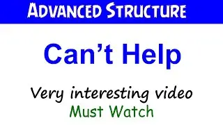 can't help vs couldn't help | English grammar