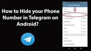 TAMIL | How to Hide your number in Telegram | Tutorial | Mithoun Jai