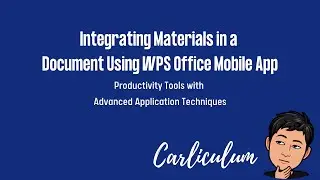 Integrating Material in a Document Using WPS Office Mobile App
