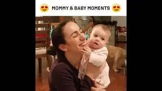 Baby & Mom best moments 😍 | try not to laugh challange| #baby
