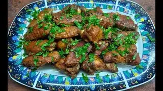 Курячі крильця в духовці, НЕ ГІРШЕ ЗА ШАШЛИК!! Простий і смачний рецепт, швидко і смачно!!