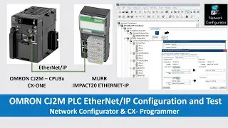 OS4. OMRON CJ2M PLC Ethernet/IP Communication (MURR IO as EIP Device)
