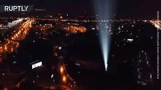 Blue Beam Russo em apoio aos que lutam contra o COVID-19