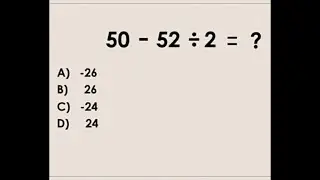 BASIC MATHEMATICS HELP Numerical Expression # 5