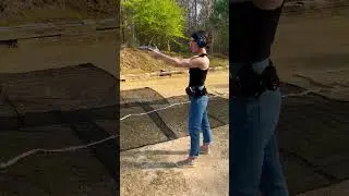 She CRUSHED it with a Sig Sauer P226 X-Five