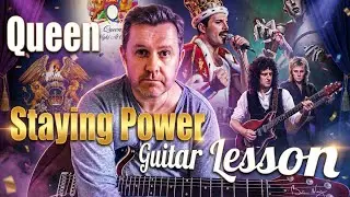 Queen - Staying Power - Guitar Lesson (Guitar Tab)
