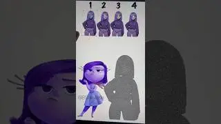 Which one is Correct? Lily Duolingo & Disgust from insideout2  - 3 #art #insideout2 #insideout