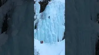 #iceclimbers high on Greensteps in #Valdez #Alaska #iceclimbing #climbing