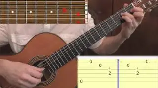 Аргентинская мелодия. Медленный показ с табами / Argentine melody [tabs]