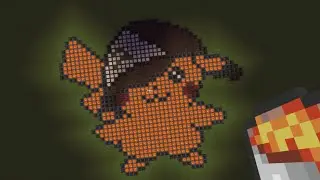 Pikachu Pokemon | How To Draw in Minecraft ? | Pixel Art