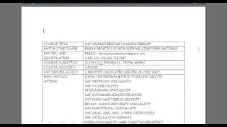 SAP Human Capital Management Training | SAP HCM Online Training | SAP HCM Course
