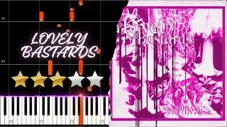 LOVELY BASTARDS - YATASHIGANG , ZWE1HVNDXR BEST PIANO TUTORIAL SHEET + MIDI IN THE DESCRIPTION