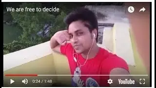 We are free to decide