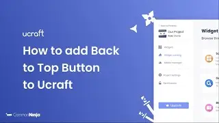 How to add a Back to Top Button to Ucraft