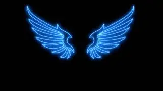 neon wing black screen | neon effects | new neon effects black screen | trending neon effects
